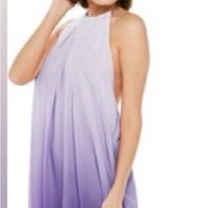 Jennifer Lopez Lavender and White Dress